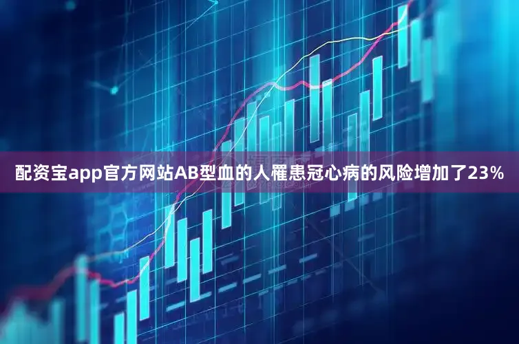 配资宝app官方网站AB型血的人罹患冠心病的风险增加了23%