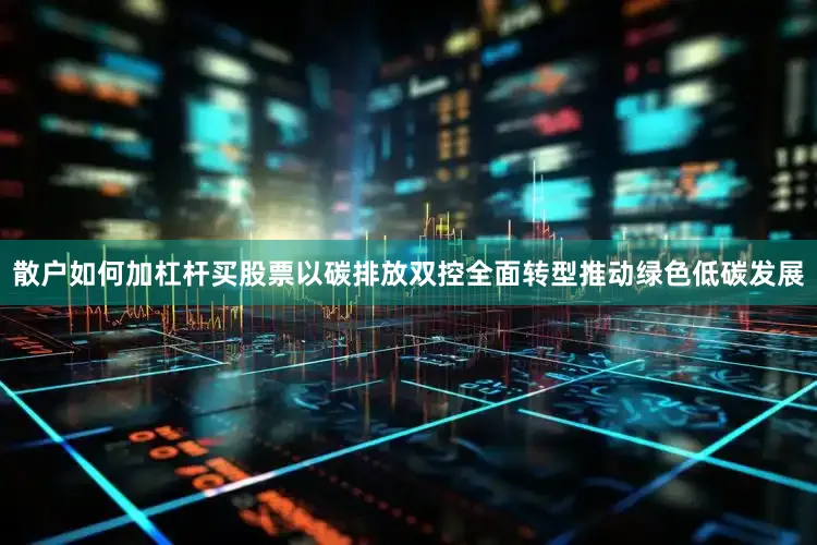 散户如何加杠杆买股票以碳排放双控全面转型推动绿色低碳发展